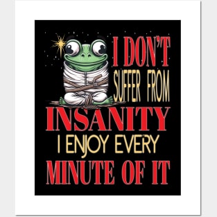 I Do Not Suffer From Insanity Edgar Allan Poe Posters and Art